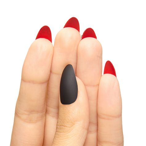 Red Bottom Nails, Nail Hacks Diy, Nail Serum, Black Stiletto Nails, Black Manicure, Black Coffin Nails, Matte Black Nails, Nail Stuff, Manicure Kit