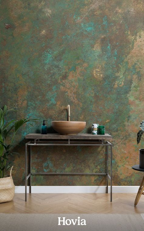 Brick Effect Wallpaper, White Brick Wallpaper, Copper Wallpaper, Textures Murales, Look Wallpaper, Concrete Wallpaper, Rustic Backdrop, Nordic Decor, Marble Wallpaper