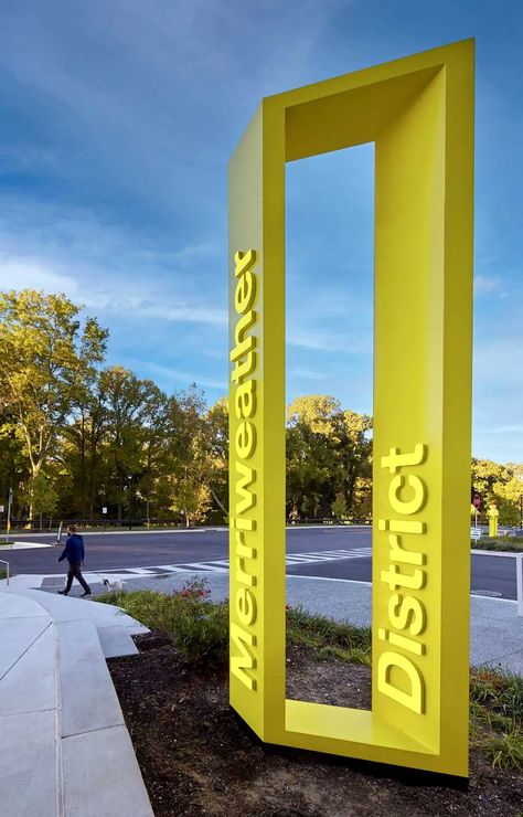 Mall Entrance, Monument Signage, Pylon Signage, Columbia Maryland, Pylon Sign, Wayfinding Signage Design, Architectural Signage, Monument Signs, Wall Signage