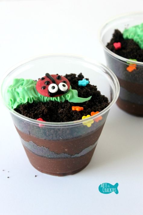 Ladybug Snacks, Animal Party Food, Animal Themed Food, Easy Desserts For Kids, 1st Birthday Foods, Dirt Dessert, Animal Themed Party, Theme Snack, Animal Snacks