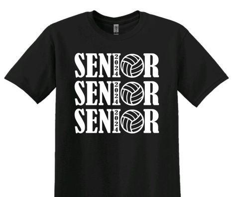 Volleyball T Shirts, Volleyball Senior Night, Fall Ball, Volleyball Tshirts, Senior Shirts, Volleyball Gifts, Senior Night, Night Shirt, White Vinyl