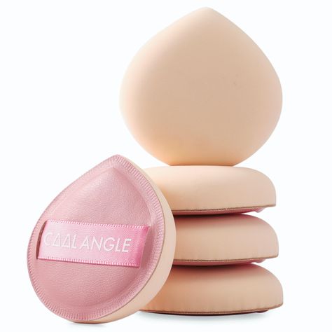 PRICES MAY VARY. 【Versatile】: Makeup Sponges Can Be Used With A Variety Of Products, Including Liquid Foundation, Concealer, Cream Blush, And Powder. Their Soft, Flexible Texture Allows For Seamless Blending And Coverage. 【Hygienic】: Cool-Angle Makeup Sponges Are Designed To Be Easily Cleaned And Reused, Making Them A More Hygienic Option Than Traditional Makeup Brushes. 【Natural Finish】: Makeup Sponges Are Known For Their Ability To Create A Natural, Airbrushed Finish. The Sponge’s Texture Allo Angle Makeup, Traditional Makeup, Dream Products, Face Blender, Blender Sponge, Beauty Blenders, Makeup Sponges, Blending Sponge, Easy Makeup