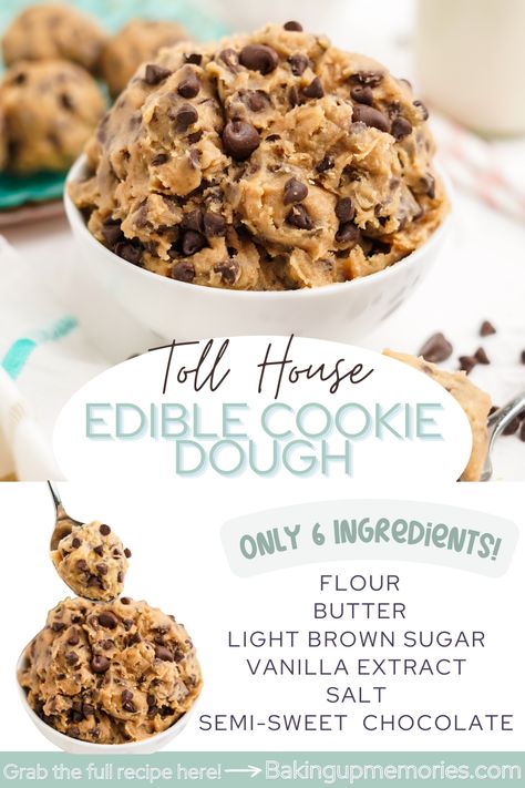 No Bake Edible Cookie Dough, Chocolate Chip Cookie Dough Recipe, Edible Chocolate Chip Cookie Dough, Easy Cookie Dough, Eggless Cookie, Eggless Cookie Dough, Edible Cookie Dough Recipe, No Bake Cookie Dough, Cookie Dough Recipe