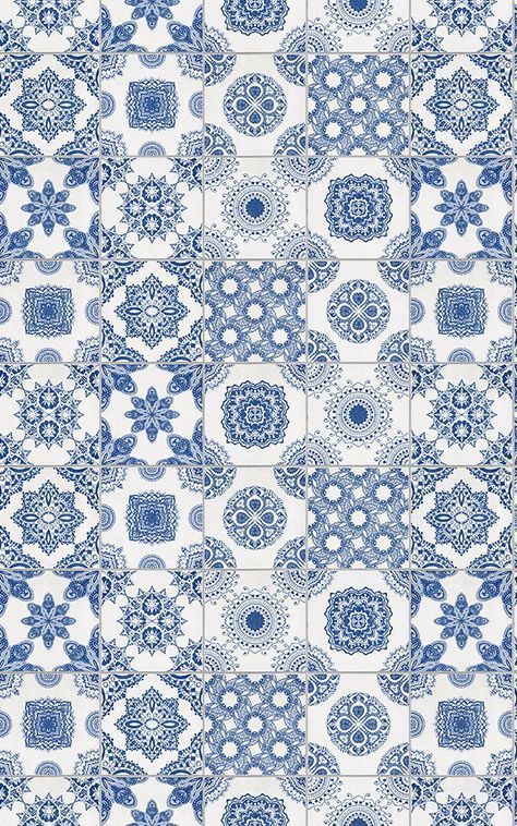 bathroom design A portuguese tile design will revamp your kitchen in a stylish way so check out thi White Tile Wallpaper, Rustic Tiles, Blue And White Tile, Rustic Tile, Rustic Wallpaper, Portuguese Tile, Murals Wallpaper, Portuguese Tiles, Cat Air