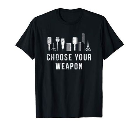 Choose Your Weapon Hairdresser Barber Hairstylist Gifts T... https://www.amazon.co.uk/dp/B082TG8967/ref=cm_sw_r_pi_dp_U_x_Dit.DbWTFKT90 Fathers Day Jokes, Funny Bachelor Party, Bachelor Party Shirts, Man Myth Legend, Grandpa Funny, Fathers Day Presents, Father's Day T Shirts, Grandpa Gifts