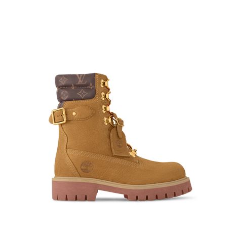 Louis Vuitton, Timberland, shoe, collaboration, details, workwear, Timbs, boots, work boots Timbs Boots, Timberland Shoe, Ranger Boot, Louis Vuitton Gifts, American Workwear, Timberlands Shoes, Buckle Shoes, Business Bag, Trainer Boots