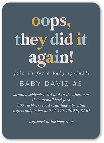 Funny Baby Shower Themes, Sprinkle Shower, Baby Bug, Baby Sprinkle Invitations, Wildflower Baby Shower, Couples Baby Showers, Sprinkle Invitations, Coed Baby Shower, Sprinkle Baby Shower