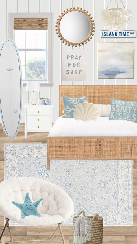 Coastal Rooms, Room Decor Coastal, Room Decor Beach, Costal Bedroom, Coastal Room Decor, Surf Room Decor, Ocean Room Decor, Room Decor Accessories, Beachy Room Decor