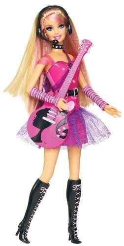 Barbie I Can Be a Rock Star Barbie I Can Be, Pink Guitar, Barbie Outfits, Barbie Party, Barbie Toys, Barbie Fashionista, Beautiful Barbie Dolls, Barbie Dream, Barbie I