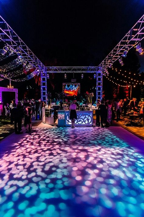 Rave Wedding, Dance Studio Design, Ibiza Party, Park Sunset, Company Anniversary, Floor Pattern, Private Estate Wedding, Wedding Event Design, Anniversary Event