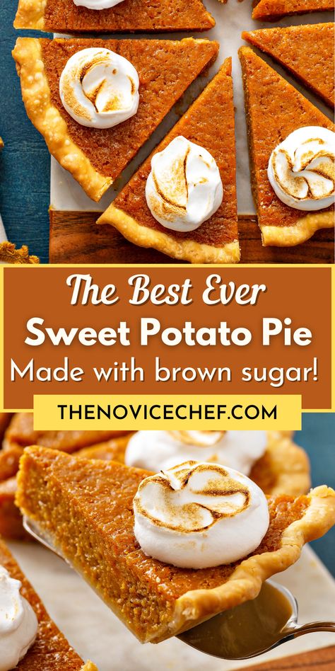 Best Sweet Potato Pie, Sweet Potato Pie Recipe Easy, Southern Sweet Potato Pie, Homemade Sweet Potato Pie, Holiday Pies Recipes, Pumpkin Pecan Cobbler, Sweet Potato Dessert, Sweet Potato Pie Southern, Best Sweet Potato