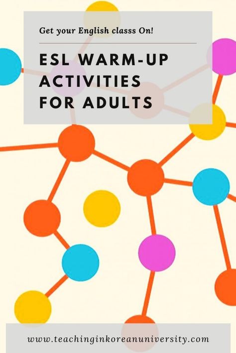 Top 15 ESL Warm-Up Games and Activities for Adults English Class Games, Teaching Vocabulary Activities, Fun Warm Up Games, English Vocabulary Games, Esl Vocabulary Activities, Word Association, Warm Up Games, Esl Games, Esl Vocabulary