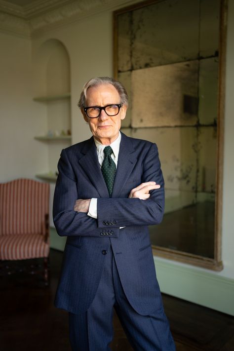 Gentleman Style Summer, Less Than Zero, Bill Nighy, Older Mens Fashion, English Gentleman, Gear Accessories, Bespoke Suit, Mens Fashion Inspiration, Cool Gear