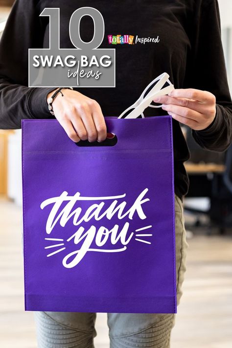 Fundraiser Swag Bag Ideas, Conference Bags Ideas, Giveaway Bags Ideas, Conference Goodie Bag Ideas, Corporate Goodie Bags, Retreat Gifts Ideas Goodie Bags, Swag Bag Ideas Business, Conference Gift Bag Ideas, Swag Bag Ideas For Women