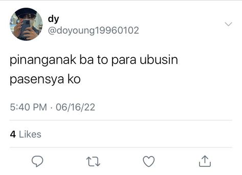 Tagalog Memes Funny, Twitter Au, Meme Chat, Memes Tagalog, Funny Tweets Twitter, Funny Text Pictures, Tagalog Quotes Hugot Funny, Funny Quotes Tumblr, Short Instagram Quotes