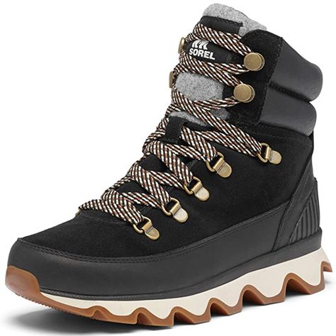 Amazon Reviewers Call These Oprah-loved Boots 'the Best Winter Shoes' They've Ever Bought Sneaker Boots Outfit, Sorel Kinetic Conquest Boot, Best Winter Shoes, Stylish Winter Boots, Sorel Boots Womens, Sorel Kinetic, Sorel Boots, Winter Shoes For Women, Waterproof Shoes