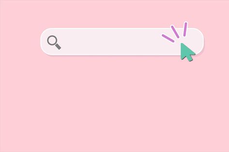 Minimal search bar in white on pink background. web search concept. Search Bar Aesthetic, Google Search Bar, Posting Ideas, Linkedin Background, Search Bar, Power Point, Background Banner, Cute Wallpaper Backgrounds, Pink Background