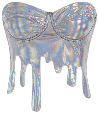 Holographic Crop Top, Going Out Outfits Night Club, Holographic Top, Holographic Fashion, Alien Costume, Black Tube Top, Shein Icon, Top Shein, Tube Top Dress