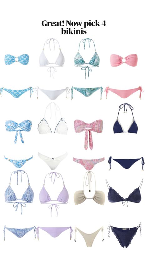 Aesthetic Outfits Y2k, Summer Holiday Outfits, Swimsuits Outfits, Outfit Collage, Cute Bathing Suits, Cute Preppy Outfits, Trendy Summer Outfits, Cute Swimsuits, Cute Bikinis