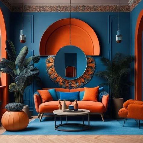 Teal And Orange Living Room Decor, Door Ideas Interior, Wall Design Exterior, Interior Door Ideas, Aesthetics Interior Design, Styles Interior Design, Living Room Interior Design Ideas, Interior Design Bathroom, Room Interior Design Ideas