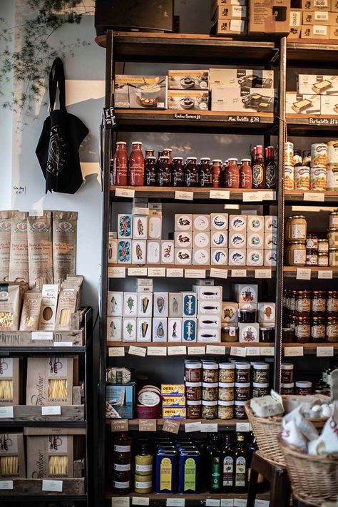 Fans of fine food, get ready to form an orderly line for the stellar artisan produce at Provisions Wine & Cheese, Hackney... Farm Store Ideas, Provisions Store, Butik Design, Harvest Storage, Artisan Shop, Cheese Store, Deli Shop, House Pantry, Artisan Bakery