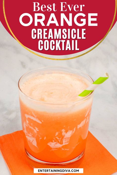 Whipped Vodka Drinks, Orange Creamsicle Cocktail, Orange Creamsicle Drink, Creamsicle Cocktail, Creamsicle Drink, Whipped Vodka, Whipped Cream Vodka, Orange Crush Soda, Orange Vodka