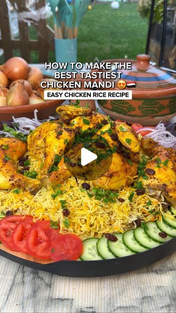 LONDON FOODEE | Halal Food on Instagram: "HOW TO MAKE THE BEST EASIEST CHICKEN MANDI RECIPE (AKA Chicken ‘n Rice) 😍🇾🇪!!

I’ve been on a mission to find good Chicken Mandi in London, but it’s been tough. Most places either don’t get it right, or the taste is just off. So, I figured, why not make it myself? I nailed it. It tasted just like the authentic Mandi from the Gulf, maybe even better!

Today, I’m sharing the recipe. Despite how impressive Mandi looks, it’s surprisingly easy to make. 

The secret? The preparation and technique, ensuring the chicken stays juicy and flavourful. Allowing the chicken to absorb the seasonings, letting the natural juices bring everything together!

Let’s get to it:

INGREDIENTS 

For the chicken grilling:
- 1 kg whole chicken (skin on)
- 1/2 tsp saffron Chicken With Rice Recipes, Chicken Mandi Recipe, Chicken N Rice, Mandi Rice, Mandi Recipe, Chicken Mandi, Chicken Rice Recipes, Easy Chicken And Rice, Halal Food