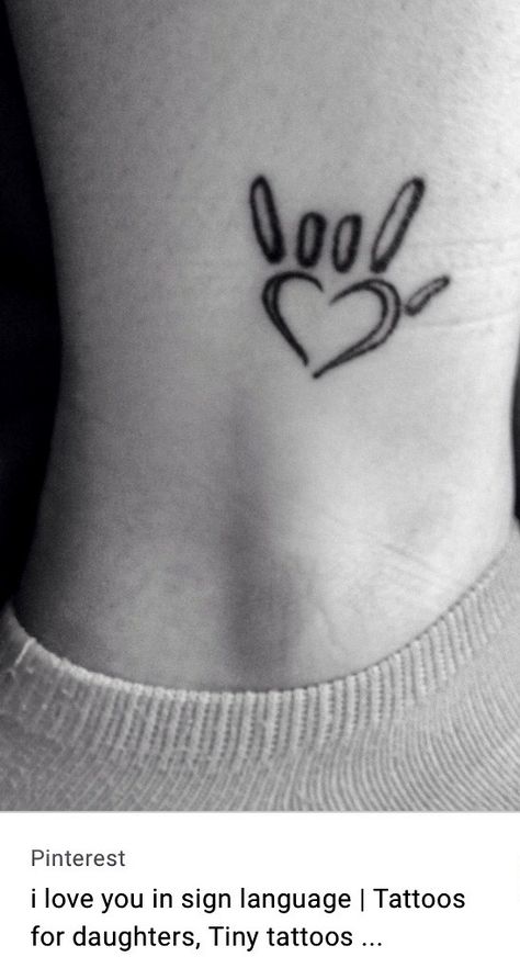 Mother Daughter Tattoos Gilmore, Mom Of 6 Tattoo Ideas, Step Son Tattoo Ideas, Step Daughter Tattoo Ideas, Step Mom Tattoos, I Love You Hand Sign Tattoo, Tiny Mother Daughter Tattoos, Cute Meaningful Tattoos, Asl Classroom