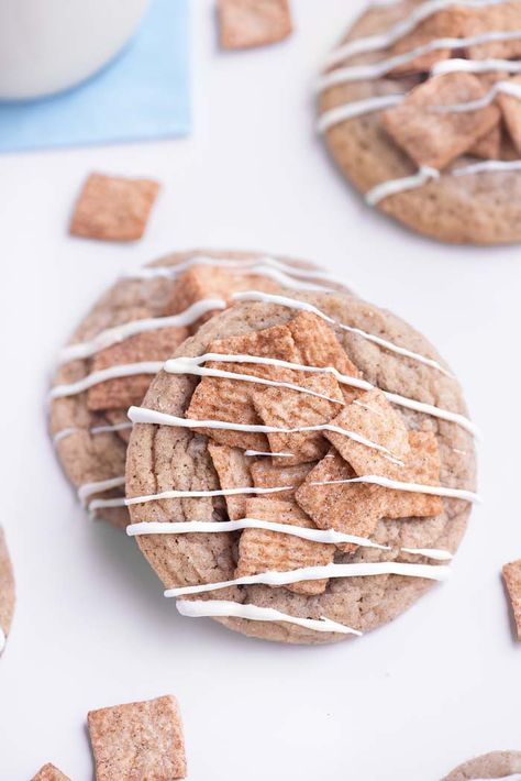 Cinnamon Toast Crunch Cookies, Baked Cinnamon Toast, Cinnamon Toast Crunch Shot, Cinnamon Toast Crunch Bars, Cookies Sprinkles, Soft Sugar Cookie Recipe, Crunch Cookies, Homemade Cereal, Cereal Cookies