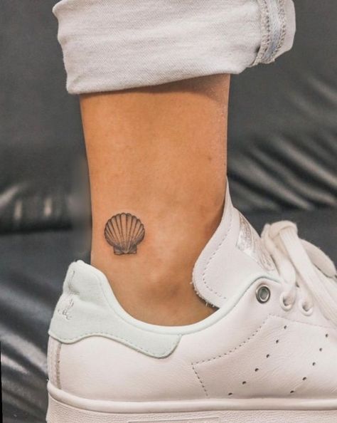 340+ Beach Tattoo Designs (2023) - TattoosBoyGirl Small Tattoo Designs With Meaning, Lisbon Tattoo, Niece Tattoo, Tattoo Designs With Meaning, Gift From The Sea, Designs With Meaning, Shell Tattoo, Gift Instagram, Seashell Tattoos