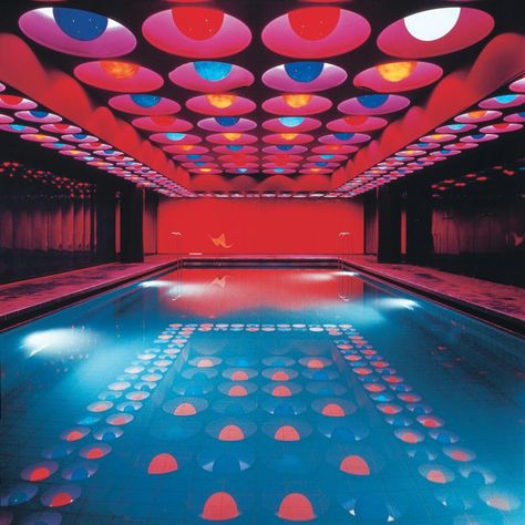 Furniture | ilovecuriosity Pool Indoor, Retro Interior Design, Vitra Design Museum, Panton Chair, Moonrise Kingdom, Vitra Design, Verner Panton, Pop Art Design, Retro Interior