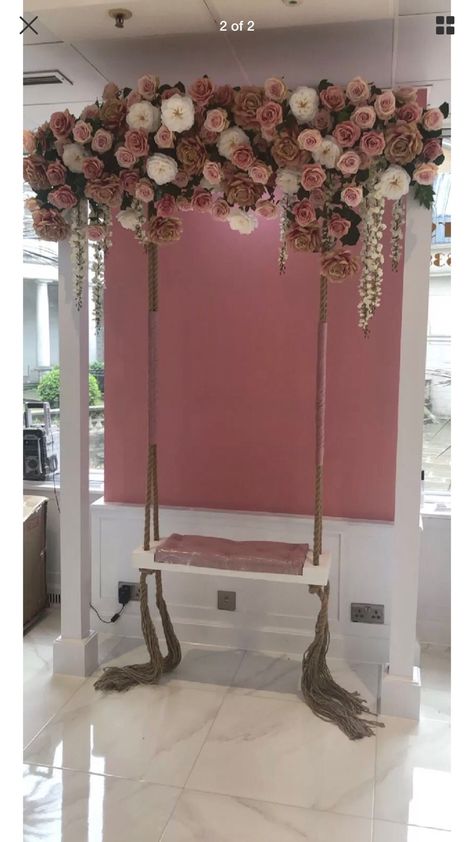 Indoor Swing, Lash Room, Wooden Swings, Kitchen Worktop, Childhood Toys, Beauty Room, Cafe Interior, Powder Pink, Swinging Chair