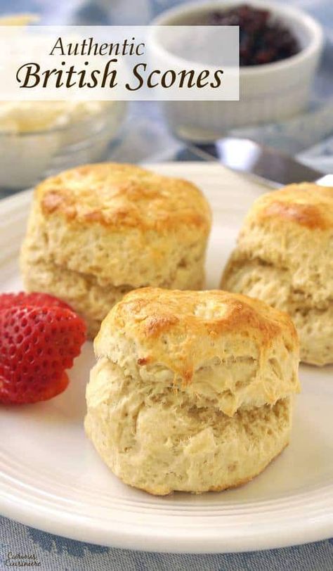 British Scones, English Scones, Scones Recipe Easy, Homemade Scones, Afternoon Tea Recipes, Dough Recipes, Tea Party Food, British Baking, Homemade Breakfast