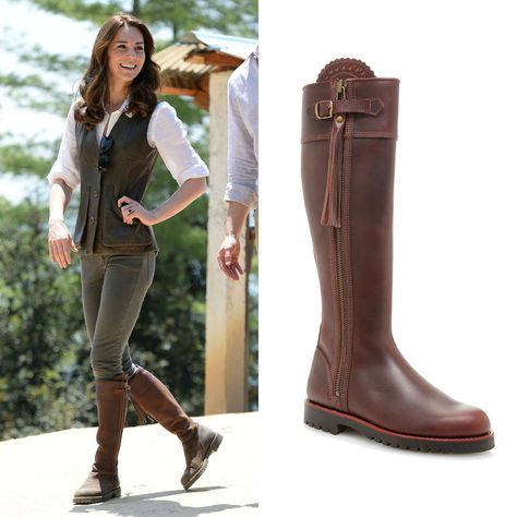 Kate Middleton's Favorite Style, Hair and Makeup Products - 21 Products That Kate Middleton Swears By British Style Women Outfits, English Country Fashion, Estilo Chic Casual, Riding Boot Outfits, Mode Country, Country Summer Outfits, Countryside Fashion, British Country Style, Kate Middleton Style Outfits