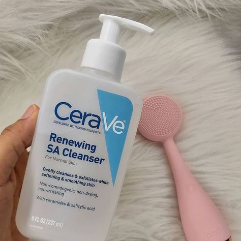 Cerave Normal Skin, Cerave Salicylic Acid Cleanser, Cerave Salicylic Cleanser, Face Cleanser Aesthetic, Cerave Aestethic, Face Wash Aesthetic, Cerave Face Wash, Bha Cleanser, Cerave Sa Cleanser