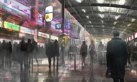 The Digital Age is Destroying Us ‹ Literary Hub Cyberpunk Corporation, Cyberpunk Space, Space Station Interior, Interior Concept Art, Planet Coaster, All Falls Down, Famous Novels, Systems Engineering, Vanishing Point