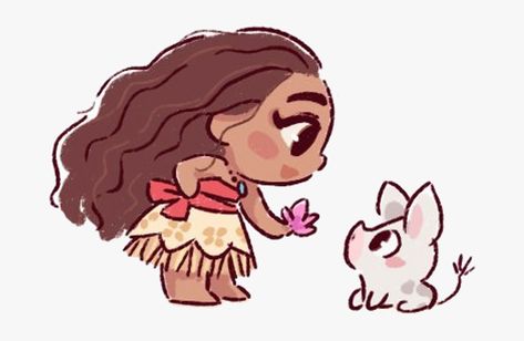 Moana, Disney Princess, Disney, Hair, Pink, White, Kawaii