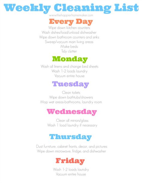 Do you need help with cleaning? Here's a daily cleaning schedule with a blank free printable to fill out your own schedule! Daily Cleaning List, Weekly Cleaning List, Daily Cleaning Schedule, Cleaning Checklist Template, Summer Cleaning, Cleaning Schedule Printable, Weekly Cleaning Schedule, Spring Cleaning Checklist, House Cleaning Checklist