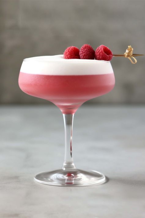 Clover Club Cocktail Recipe | Mix That Drink Galentines Cocktails, Clover Club Cocktail, Clover Club, Valentine Drinks, Valentine Cocktails, Cream Tattoo, Gin Drinks, Cocktails Recipes, White Cocktails