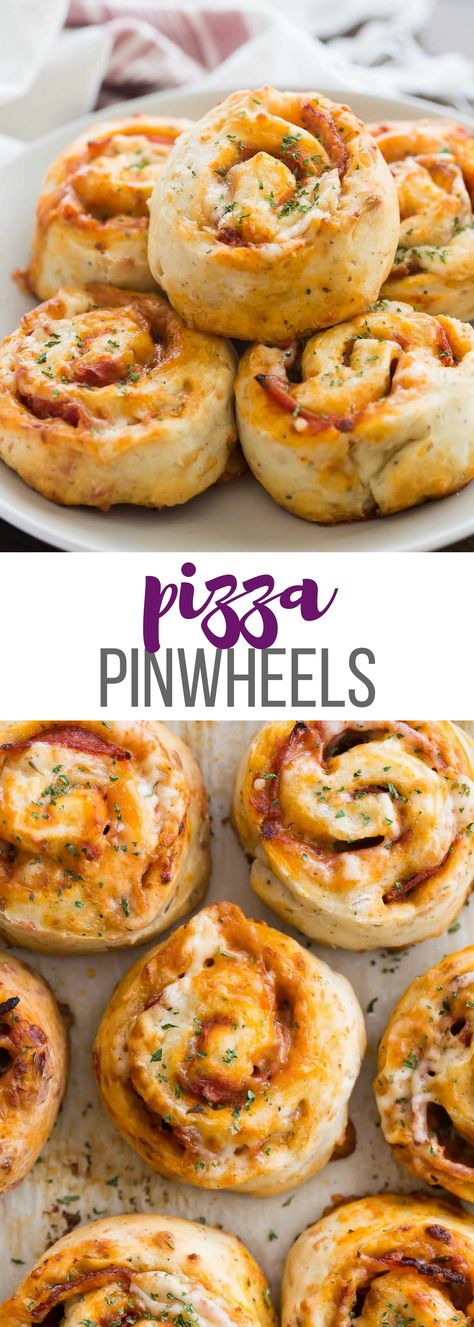 These Easy Pizza Pinwheels are so quick to make and easy to customize! They're freezer friendly and perfect for lunches, an appetizer or game day. | lunch idea | lunch recipe | meal prep | freezer recipe | freezer meal | pizza dough | #freezermeals #pinwheel #makeahead #lunch #appetizer Meal Prep Freezer, Homemade Pizza Rolls, Homemade Pizza Dough Easy, Pizza Pinwheels, Homemade Lunch, Easy Homemade Pizza, Freezer Meal Prep, Pinwheel Recipes, Kids Cooking Recipes