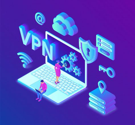 Vpn. virtual private network. secure vpn... | Premium Vector #Freepik #vector #technology #computer #woman #phone Vpn Logo Design, It Logo Technology, Vpn Logo, Logo Font Design, Robot Wallpaper, Network Design, Stussy Logo, Powerpoint Animation, Table Template