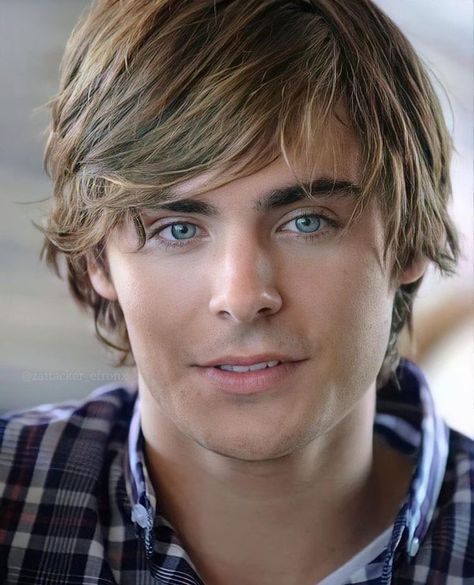 Zac Efron Long Hair, Zac Efron Hair, Zac Efron Pictures, Wolf Cut Hairstyles, Zac Efron Movies, Zach Efron, Hairstyle Girls, 17 Again, Troy Bolton