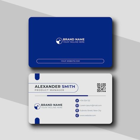 Psd luxury and simple style modern busin... | Premium Psd #Freepik #psd #business-card #business-cards #business-card-design #company-card Name Card Design Creative, Simple Name Card, Modern Name Card, Company Card, Simple Business Card, Visiting Card Templates, Premium Business Cards, Modern Business Cards Design, Name Card Design