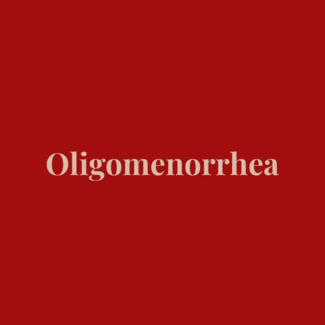 Oligomenorrhea is characterized by infrequent or unusually short menstruation. If you are experiencing menstrual cycles that exceed 35 days or have less than nine periods a year, please talk to your primary care physician or gynecologist. Period Hacks, Primary Care Physician, Primary Care, Talking To You, A Year, Period