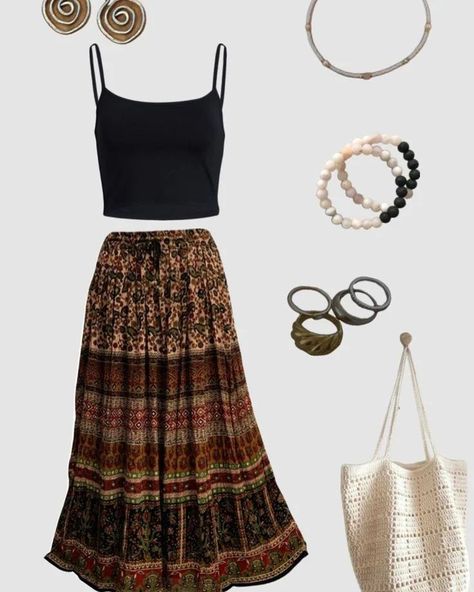 "Stepping out in style with these boho essentials 🌿✨ #EffortlessFashion #BohoBeauty" Moms Aesthetic, Boho Hippie Outfits, Boho Essentials, Boho Whimsical, Style Staples, Texas Chainsaw, Boho Clothes, Hippie Look, Boho Beauty