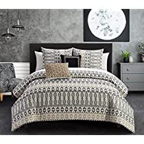 Check this out! Tone Color Palette, Earth Tone Color Palette, Chic Home Design, Cotton Comforter Set, Earth Tone Color, Bed Comforter Sets, Patterned Bedding, Full Bedding Sets, Comforter Bedding Sets