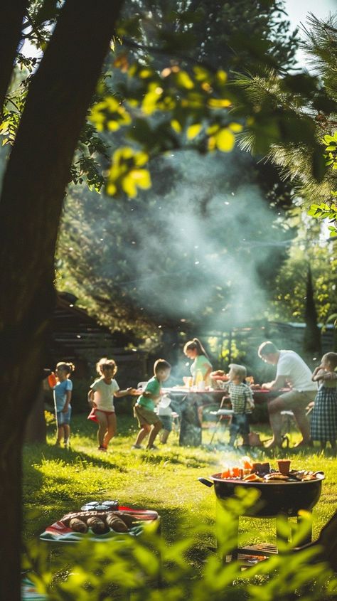 "Family Barbecue Fun: A #joyful family gathering around a barbecue grill in a #sunlit garden, sharing a #lovely meal. #family #barbecue #children #garden #outdoors #aiart #aiphoto #stockcake ⬇️ Download and 📝 Prompt 👉 https://stockcake.com/i/family-barbecue-fun_702088_1113051" Family Fun Aesthetic, Bbq With Friends, Family Cookout, Children Garden, Sales Gallery, Kids Backyard, Vision 2025, Family Backyard, Grill Time