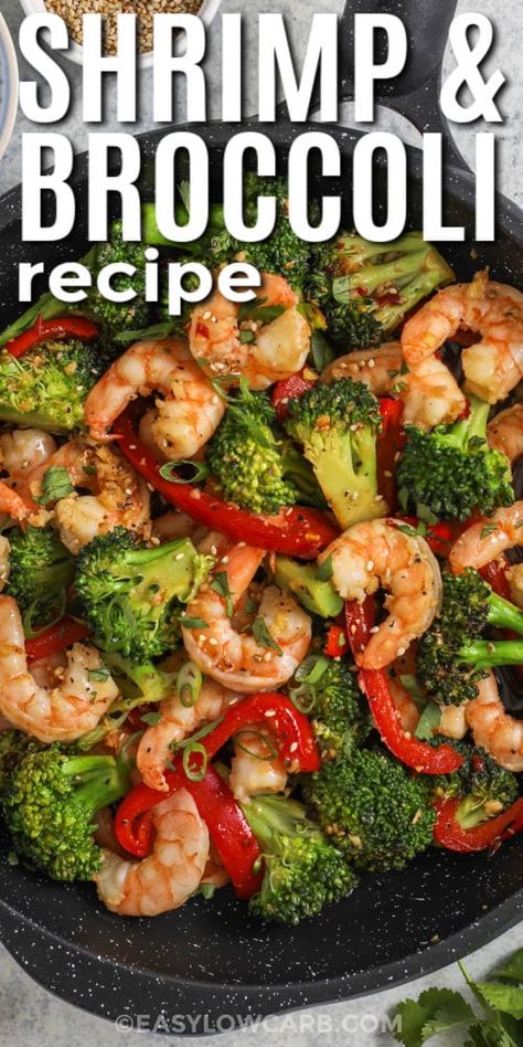 Shrimp and broccoli is a low carb delight! Shrimp No Carb Meals, Keto Shrimp Crockpot Recipes, Shrimp Lunch Ideas Healthy, Prawn And Broccoli Recipes, Keto Shrimp And Broccoli Recipes, Low Carb Shrimp Bowl, Mediterranean Shrimp Recipes Healthy, Easy Shrimp And Broccoli Recipes, Low Fat Shrimp Recipes Healthy