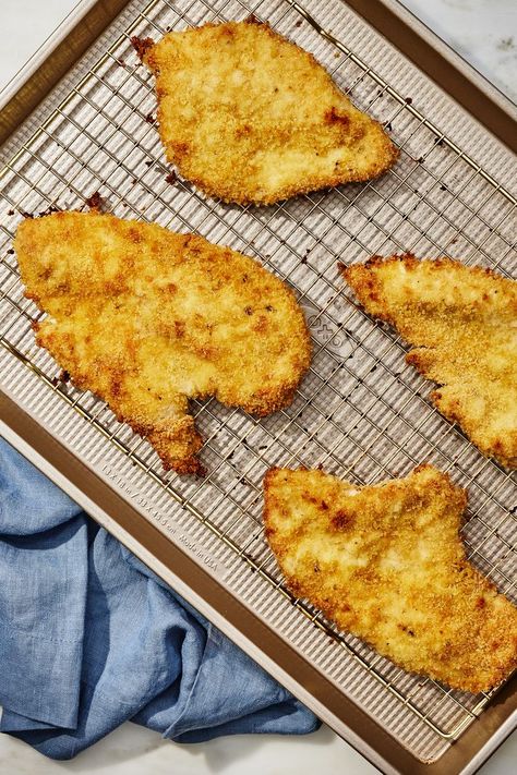 Crispy Baked Chicken Cutlets Baked Shnitzle Recipe, Crispy Baked Chicken Cutlets, Crispy Chicken Caesar Cutlets, Baked Chicken Cutlet Recipes, Chicken Cutlet Meals, Baked Chicken Cutlets Oven, Chicken Cutlets Oven, Chicken Cutlets In Oven, Oven Baked Chicken Cutlets