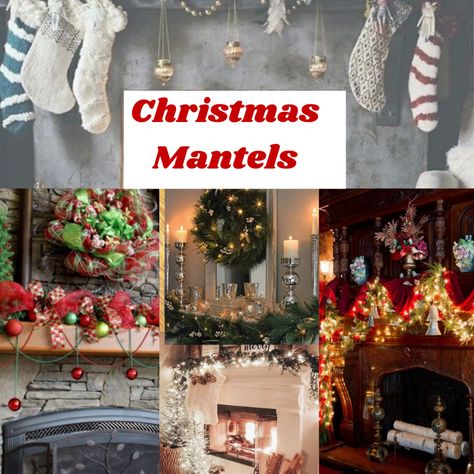 If you want to get your living room ready for the holidays, then check out these Christmas Mantel Decorations. Christmas Mantels With Tv, Christmas Garland Mantle, Christmas Fireplace Mantels, Apple Christmas, Mantle Garland, Christmas Soldiers, Fireplace Mantle Decor, Christmas Fireplace Decor, Christmas Mantel